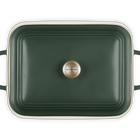 Le Creuset Stoneware Coupe Rectangular Dish with Lid 4L For&ecirc;t image number 5