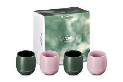 Le Creuset Serenity Stoneware Tumblers Set of 4 For&ecirc;t & Sugar Pink