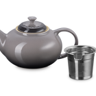 Le Creuset Stoneware Teapot with Stainless Steel Infuser 1.3L FlintFlint image number 1