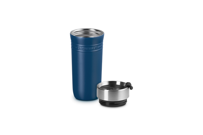 Le Creuset On The Go Travel Mug 350ml Deep TealDeep Teal image number 1