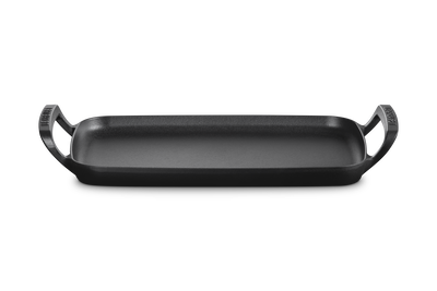 Le Creuset Cast Iron Alpine Outdoor Rectangular Griddle 40cm Matte Black