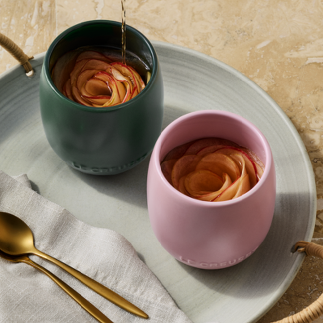 Le Creuset Serenity Stoneware Tumblers Set of 4 For&ecirc;t & Sugar PinkFor&ecirc;t & Sugar Pink image number 7