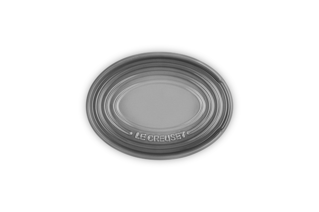 Stoneware Oval Spoon RestFlint image number 4