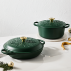 Le Creuset Signature Cast Iron Shallow Casserole L'Etoile Relief 30cm image number 2
