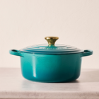 Le Creuset Cast Iron Signature Round Casserole 24cm RivieraRiviera image number 2