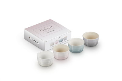 Stoneware Calm Set of 4 Mini Ramekins