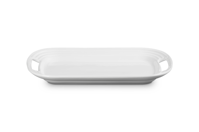 Stoneware BBQ PlatterWhite image number 1