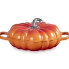 Le Creuset Cast Iron Signature Pumpkin Shallow Casserole 28cm image number 3