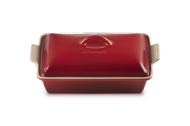 Stoneware Heritage Rectangular Dish with Lid image number 3