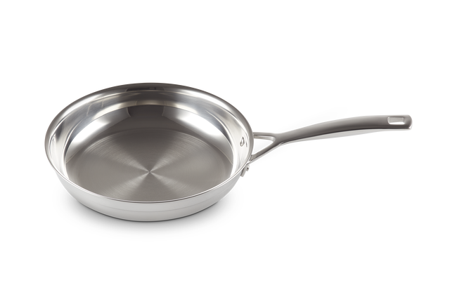 3-ply Stainless Steel Uncoated Frying Pan image number 2