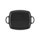 Le Creuset Cast Iron Signature Shallow Rectangular Grill 30cm Matte BlackMatte Black image number 4