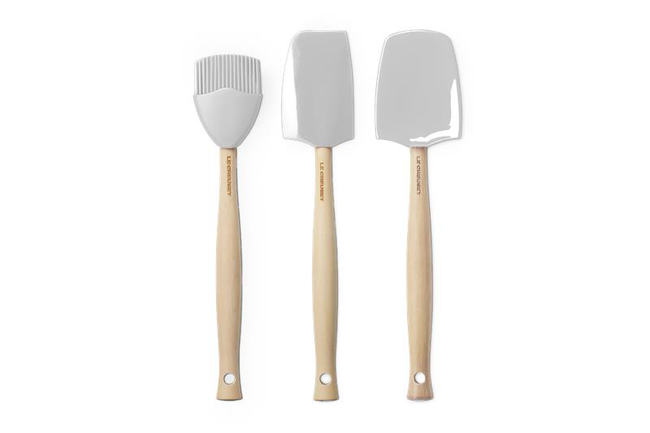 Le Creuset Silicone Craft 3-piece Utensil Set WhiteWhite image number 1