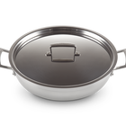Le Creuset 3-ply Stainless Steel Shallow Casserole with Lid 30cm image number 3