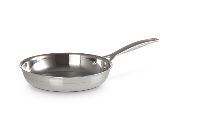 3-ply Stainless Steel Uncoated Frying Pan image number 5