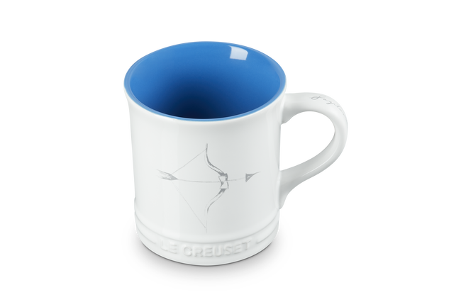 Le Creuset Stoneware Seattle Mug Sagittarius 400ml White image number 2
