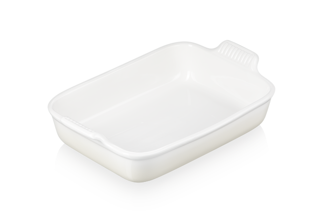 Le Creuset Stoneware Rectangular Dish Heritage 32cm MeringueMeringue image number 4