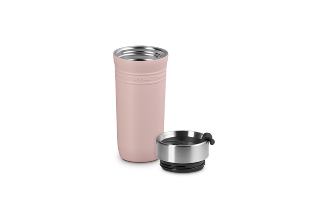 Le Creuset On The Go Travel Mug 350ml Shell PinkShell Pink image number 1