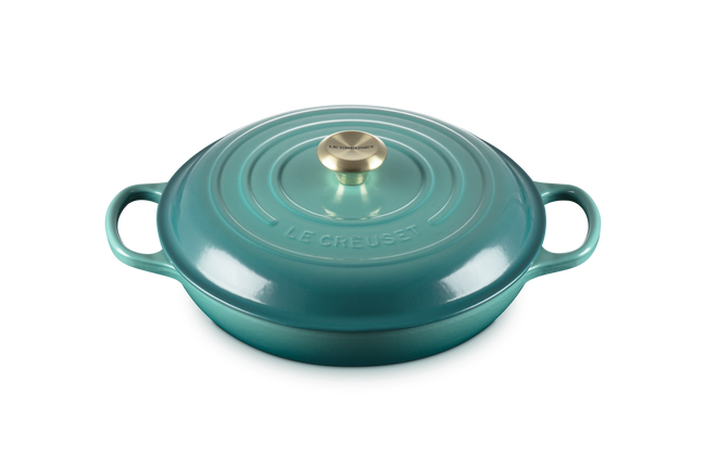 Le Creuset Cast Iron Signature Shallow Casserole 30cm RivieraRiviera image number 3