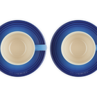 Stoneware Set of 2 Cups and SaucersAzure Blue image number 4