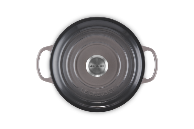 Le Creuset Cast Iron Signature Deep Round Casserole 24cm FlintFlint image number 4