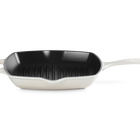 Le Creuset Cast Iron Signature Square Skillet Grill 26cm MeringueMeringue image number 1