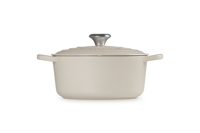 Le Creuset Cast Iron Signature Round Casserole 26cm BriocheBrioche image number 3