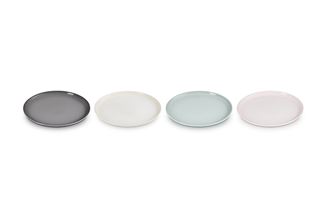 Stoneware Coupe Set of 4 Plates image number 4