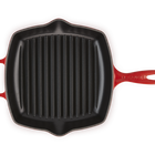 Le Creuset Cast Iron Signature Square Skillet Grill 26cm image number 4