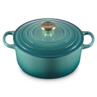 Le Creuset Cast Iron Signature Round Casserole 24cm RivieraRiviera image number 3