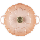 Le Creuset Cast Iron Signature Petal Shallow Casserole 26cm P&ecirc;cheP&ecirc;che image number 5