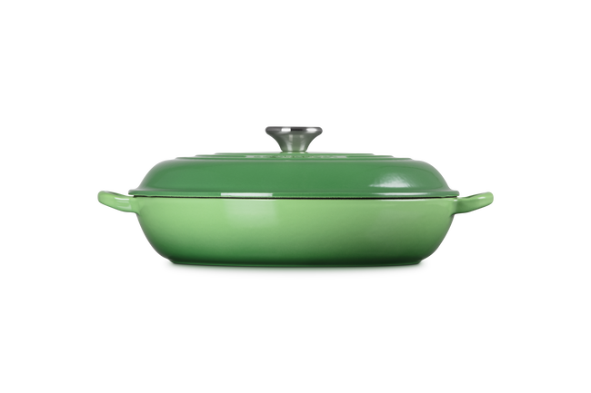 Le Creuset Cast Iron Classic Shallow Casserole 30cm BambooBamboo image number 3