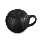 Le Creuset Stoneware Pumpkin Mug 400ml Matte BlackMatte Black image number 2