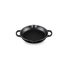 Le Creuset Cast Iron Signature Deep Round Grill 25cm Matte BlackMatte Black image number 2