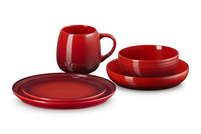 Le Creuset Stoneware Coupe 5-piece Dinnerware Set image number 1