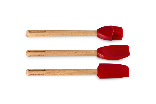 Le Creuset Signature Silicone 3-Piece Utensil Set image number 3