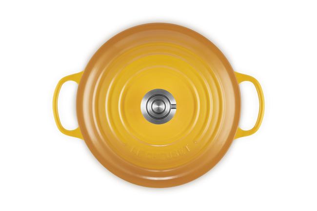 Le Creuset Cast Iron Signature Round Casserole 26cm NectarNectar image number 5