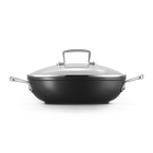Le Creuset Toughened Non-Stick Shallow Casserole with Glass Lid image number 3