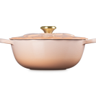 Le Creuset Cast Iron Signature Petal Soup Pot 26cm PecheP&ecirc;che image number 3