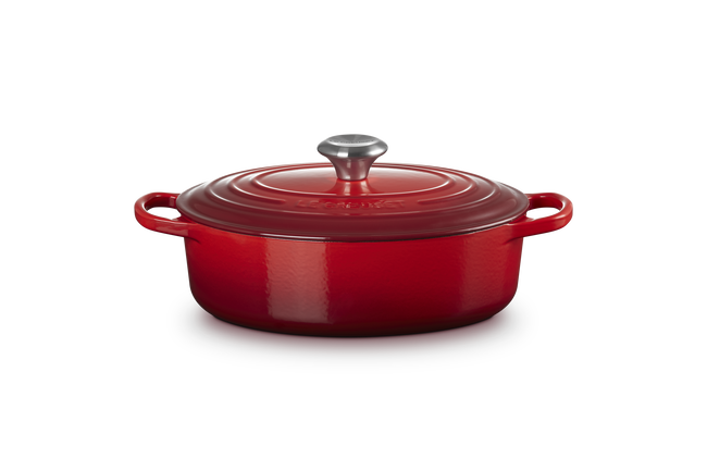 Le Creuset Cast Iron Signature Oval Casserole Wide Oven 27cm | Le
