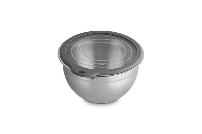Le Creuset Stainless Steel Mixing Bowl with Glass Lid 23cm image number 2