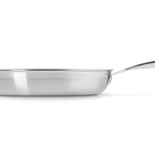 3-ply Stainless Steel Uncoated Frying Pan with Helper Handle 32cm image number 3