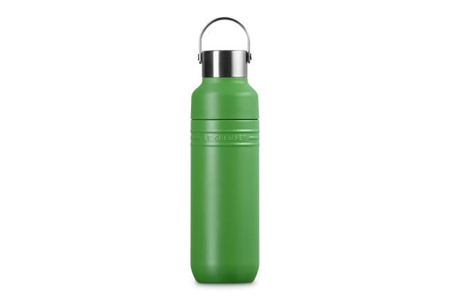 Le Creuset On The Go Insulated Water Bottle 500ml Bamboo GreenBamboo image number 3