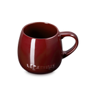 Le Creuset Stoneware Coupe Mug 320ml GarnetGarnet image number 2