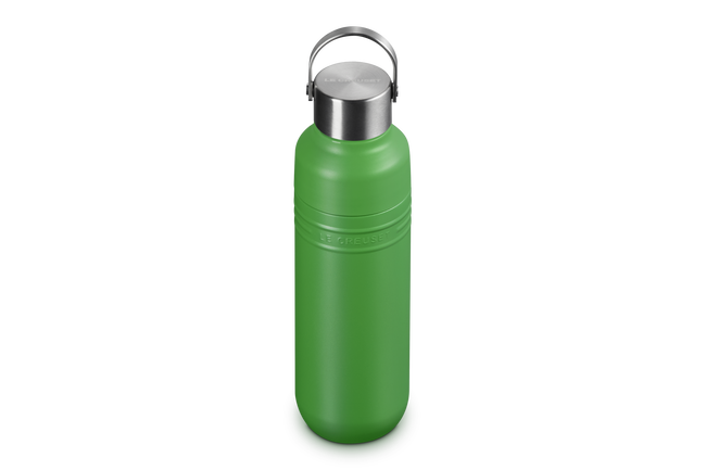 Le Creuset On The Go Insulated Water Bottle 500ml Bamboo GreenBamboo image number 4