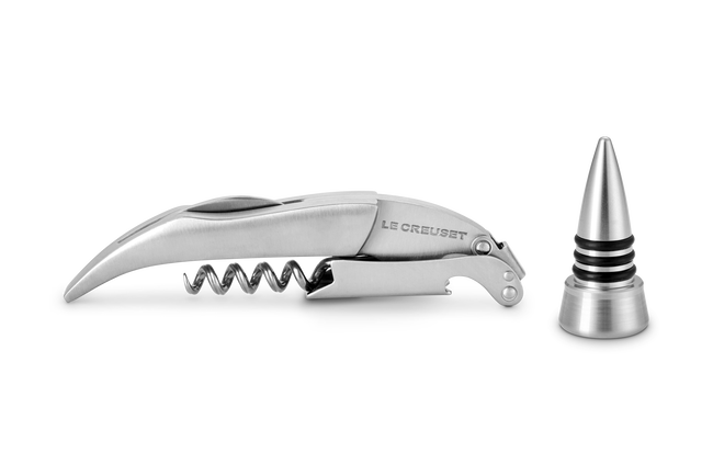 GS191 Premium Stainless Steel Waiter's Corkscrew & Stopper​ image number 1