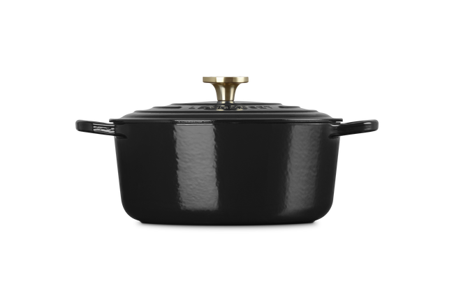 Le Creuset Cast Iron Signature Round Casserole 26cm OnyxOnyx image number 3