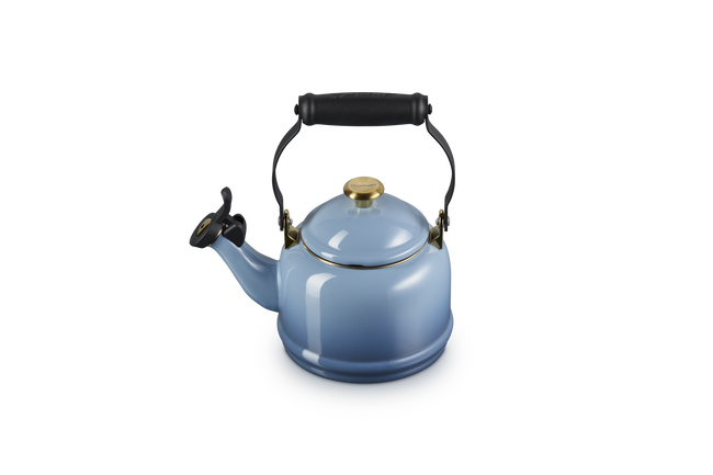 Le Creuset Demi Kettle with Gold Knob 1.1L ChambrayChambray image number 2