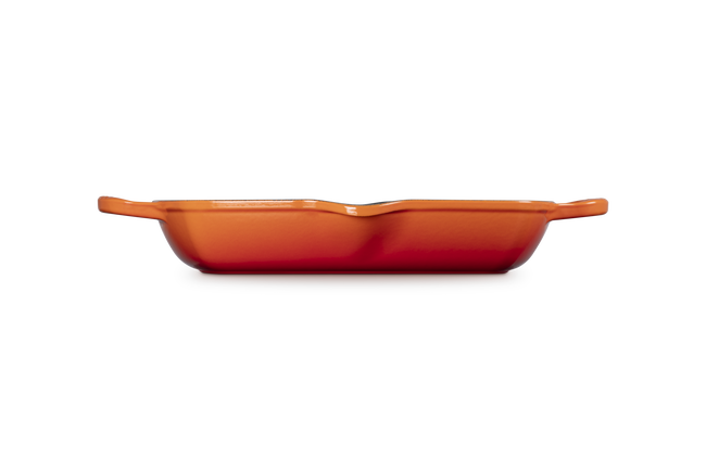 Le Creuset Cast Iron Signature Deep Square Grill 30cm FlameFlame image number 3