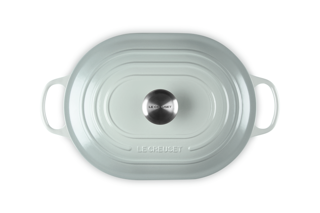 Le Creuset Cast Iron Signature Oblong Casserole 31cm Sea SaltSea Salt image number 4