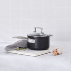 Le Creuset Toughened Non-Stick Saucepan with Glass Lid & Helper Handle image number 6